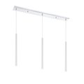 Z-Lite Forest 3 Light Island/Billiard, Chrome & Matte White 917MP24-WH-LED-3LCH